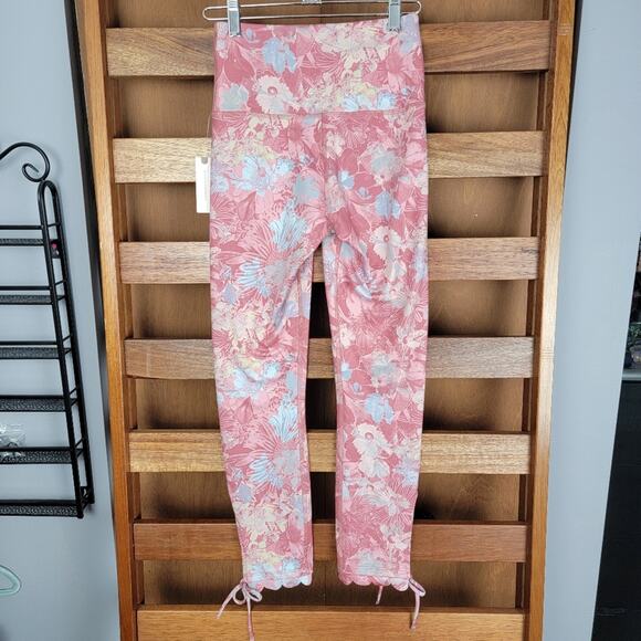 NWT Daily Practice Anthropologie Rose Allie Leggings, Sz XS - Picture 8 of 10